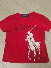 ポロラルフローレン レッド 半袖 Tシャツ 12M 傷なし