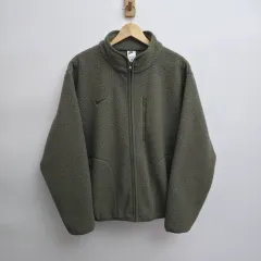 XL NIKE オリーブ フリース ジップアップ ジャケット