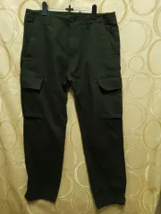 ZARA カーキ カーゴ ズボン
