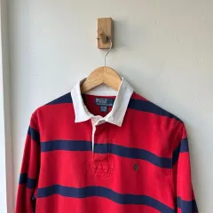 16305 - ポロラルフローレン ストライプ ラグビーシャツ