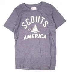 wilson ウィルソン アメリカ製 SCOUTS OF AMERICA TEE フロッキープリントTシャツ WM1313WB 38 パープル 半袖 トップス g25829のサムネイル