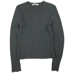 OUR LEGACY アワーレガシー ポルトガル製 COMPACT ROUNDNECK メリノウールリブ編みクルーネックニット M4253CO 44 CHARCOAL GRAY セーター トップス g26037のサムネイル