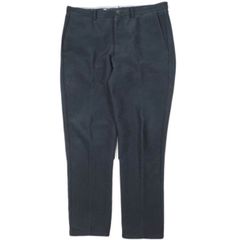 SHIPS シップス 22AW ダウンファブリック ピケノープリーツパンツ 113-14-0851 34 NAVY パンツ スラックス ボトムス g26034
