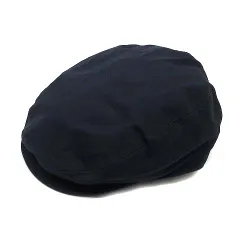 ラコステ LACOSTE コットン ハンチング キャップ 帽子 ワンポイント ネイビー 紺 59cm 日本製