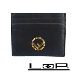 フェンディ ■新同■ パス カード ケース コンパクト レザー GP ブラック 【404597】1