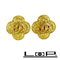 シャネル ■美品■ カメリア イヤリング アクセサリー ココマーク ゴールド GP 95Ａ 【467608】11