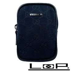 グッチ ■美品■ シガレットケース 小物入れ ポーチ GGキャンバス ブラック 115249 【519130】11