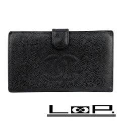 シャネル ■中古■ 長財布 ウォレット ココマーク キャビアスキン ブラック A13498 箱 【546020】13