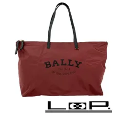 バリー ■新同■ トート ハンド バッグ 鞄 カバン ファッション ナイロン レザー ボルドー 【572418】5