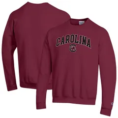 チャンピオン メンズ トップス Tシャツ スウェット ロゴ MensChampion Garnet South Carolina Gamecocks Arch Over Logo Pullover Sweatshirt Scred レッド