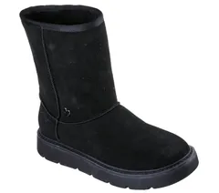 スケッチャーズ レディース シューズ ブーツ・レインブーツ Skechers Hands Free Slipins Keepsakes Cozy Mid Womens Boots Black ブラック