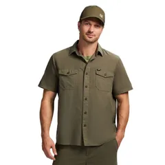 キャタピラー メンズ トップス Tシャツ Mens Caterpillar Utility Short Sleeve Shirt Dusty Olive オリーブのサムネイル
