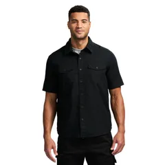 キャタピラー メンズ トップス Tシャツ Mens Caterpillar Utility Short Sleeve Shirt Pitch Black ブラックのサムネイル