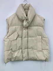 RiLi.tokyo リリドットトーキョー ダウンベスト FREE アイボリー 無地 フードなし