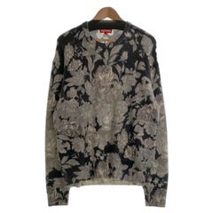Supreme フラワープリント ニットセーター - メルカリ