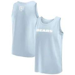 【送料無料】 ファナティクス メンズ Tシャツ トップス Mens Fanatics Light Blue Chicago Bears Elements Tank Top Brs Light