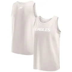 【送料無料】 ファナティクス メンズ Tシャツ トップス Mens Fanatics Cream Philadelphia Eagles Elements Tank Top Eag Beige
