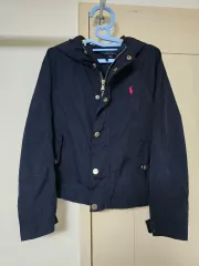 ポロラルフローレン フード ジャケット 6X ネイビー