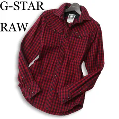 G-STAR RAW ジースター ロウ TAILOR SHIRT L/S★ 長袖 ウエスタン ブロック チェック シャツ Sz.S メンズ