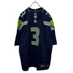 NFL NIKE シーホークス ラッセルウィルソン ゲームシャツ Mサイズ