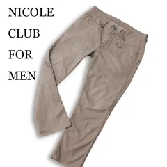 NICOLE CLUB FOR MEN ニコルクラブ フォーメン 通年 USED加工★ ビット シューカット デニム パンツ ジーンズ Sz.48 メンズのサムネイル