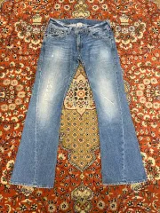 32 TRUE RELIGION ジョイ ブーツカット フレア デニム パンツ