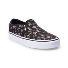 バンズ レディース シューズ スニーカー Vans Asher Womenshoes Dark Floral Black ブラック