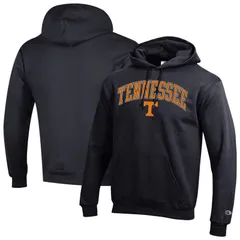 チャンピオン メンズ トップス Tシャツ ロゴ パーカー MensChampion Black Tennessee Volunteers Arch Over Logo Pullover Hoodie Ten Black ブラック