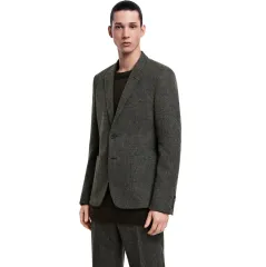 (新品) Acne Studios アクネ ヘザー グレー ツイード ブレーザー ジャケット スーツ 52