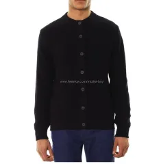 (新品) A.P.C. アー・ペー・セー 新作 ネイビー ラウンドニット カーディガン