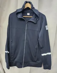 JDX フード ジップアップ ジャケット ブラック