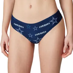 アンブランデッド レディース アンダーウェア パンツ プリント Unbranded Womens Conceptsport Navy Dallas Cowboys Mosaic All Over Printhong Cow Navy ネイビー