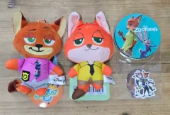 ズートピア ニック ぬいぐるみキーホルダー & グッズ セット