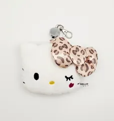 日本正規品 レオパードハローキティ ギャルハローキティ リールパス ポーチ キーホルダー