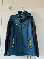 ミズノ ブルゾン ウィンドブレーカー フードジップアップ 弱起毛