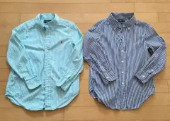 ポロ 8シャツ スカイブルー/ネイビー 2枚