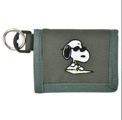 日本正規品 ピーナッツ SNOOPY 刺繍 コインケース