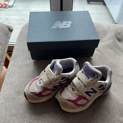 ニューバランス 990 キッズ スニーカー ベルクロ