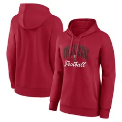 ファナティクス レディース トップス Tシャツ ロゴ パーカー Womens Fanatics Red Tampa Bay Buccaneers Team Logo Victory Script Pullover Hoodie Buc Red レッド