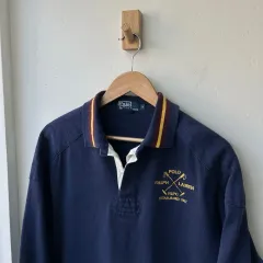 16306 - ポロ ラルフローレン ネイビー ラグビーシャツ