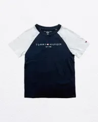 Tommy Hilfiger トミーヒルフィガー キッズ ラグラン 半袖Tシャツ S (6-7歳)