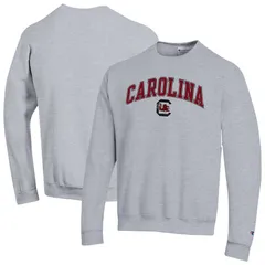 チャンピオン メンズ トップス Tシャツ スウェット ロゴ MensChampion Heather Gray South Carolina Gamecocks Arch Over Logo Pullover Sweatshirt Scr Grey グレー