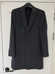 TRUEGEN ウール カシミア ブレンド キルティング Single コート L(100)