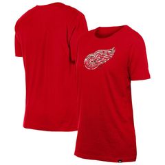 뉴에라 레이디스 탑스 T셔츠 플라워 무늬 플라워 Womens New Era Redetroit Red Wings Glam Game Floral TShirt Rdw Red 레드