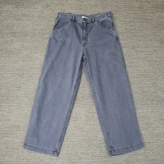 ユニクロ U ワイド デニム ズボン メンズ 34