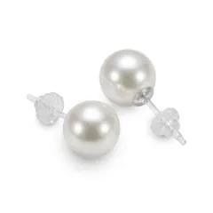 【新品】 [クレインズコレクション] 日本製 花珠級 真珠 磨き貝パール ピアス イヤリング 樹脂 ノンホール 金属アレルギー対応 ホワイト グレー ブラック プレゼント 一粒 冠婚葬祭 日本製 自社生産 5点セット (ホワイト×ピアス, 7mm,JP-W 0