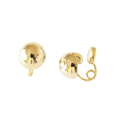 【新品】 【MUK公式】痛くないイヤリング レディース 金属アレルギー対応 ニッケルフリー 人気 パールリングループフィットイヤリング プレゼント 普段使い ジュエリー ギフト ファッション アクセサリー 両耳 2個セット (ゴールド) プレゼント