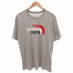 ザノースフェイス THE NORTH FACE Tシャツ ロゴ プリント 半袖 L グレー /FF ■MET1