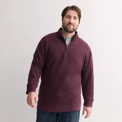 ソノマ メンズ アウター ニット・セーター ハーフジップ トール フリース Big Tall Sonoma Goods For Life Sweater Fleece Quarter Zipullovのサムネイル