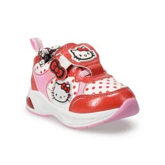 アニメキャラクター レディース シューズ スニーカー Licensed Character Hello Kitty LightUp Toddler Girls Athletic Shoes Red レッド